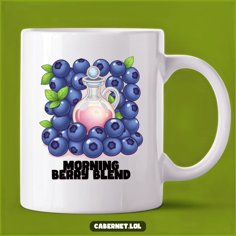 Funny Blueberry Decanter Mug: Sophisticated Fruit - Perfect Funny Gift