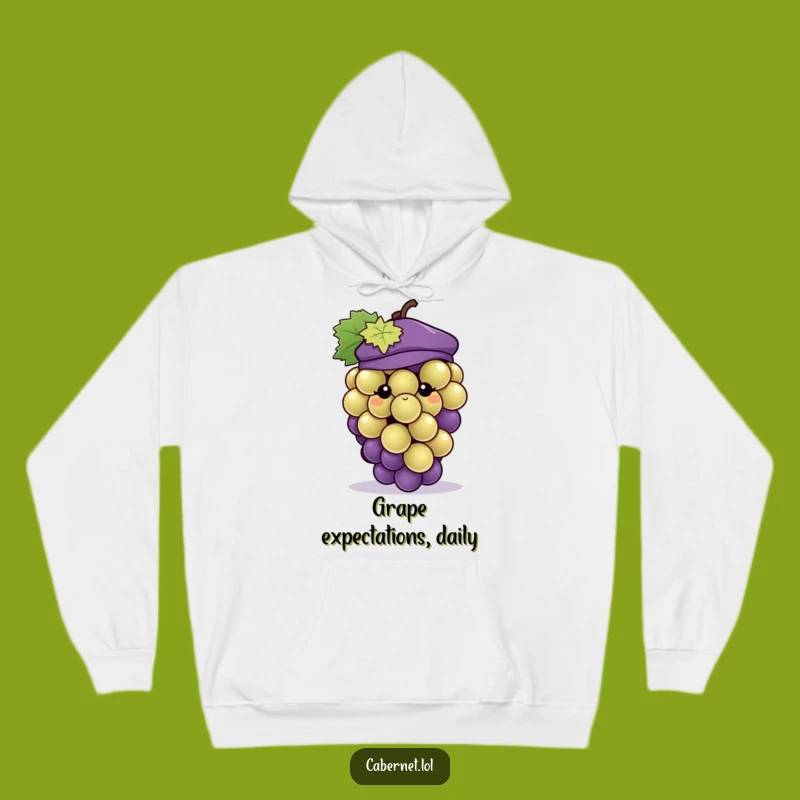 Funny Grape Beret Hoodie: Cozy and Chic Grape Design - Great Funny Gift