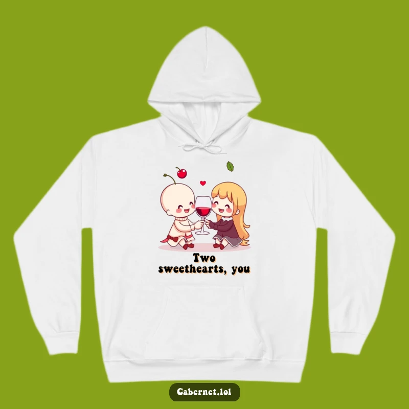 Funny Cherry Couple Hoodie: Cozy & Cheerful Vibes - Great Funny Gift