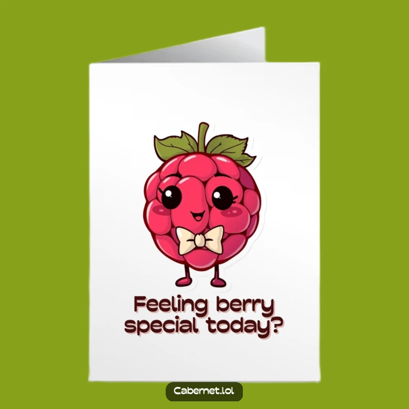 Free Printable Birthday Card: Smug Raspberry, Funny Downloadable Gift for the Suave